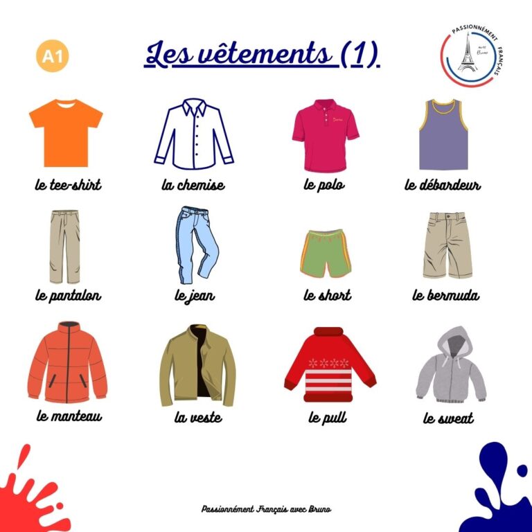 Read more about the article Les vêtements