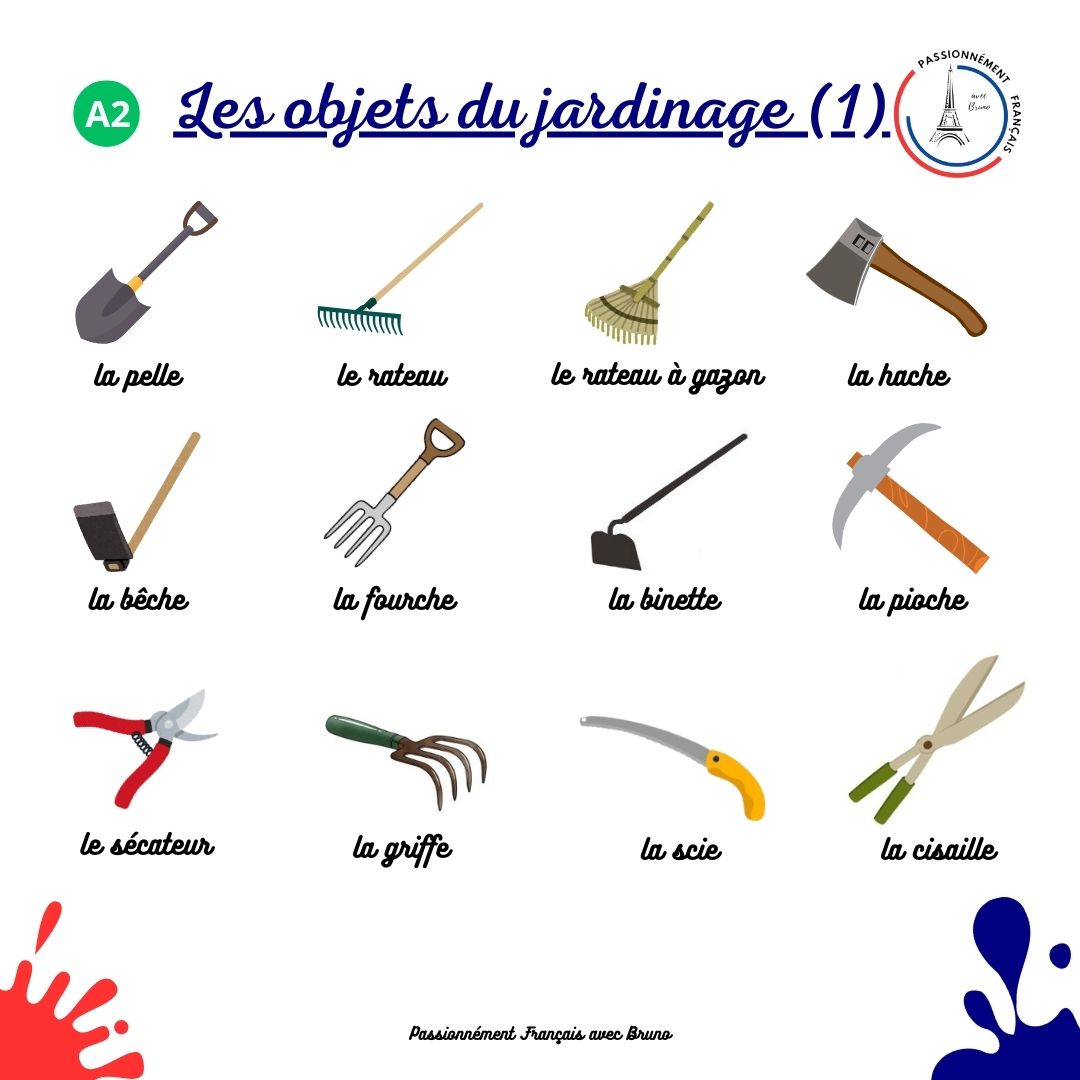 You are currently viewing Les objets du jardinage