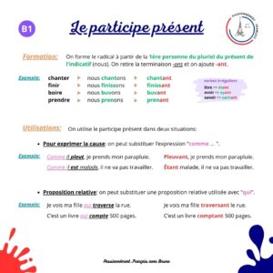 Read more about the article Le participe présent