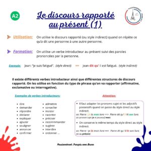 Read more about the article Le discours rapporté au présent
