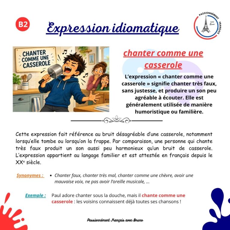Read more about the article Chanter comme une casserole