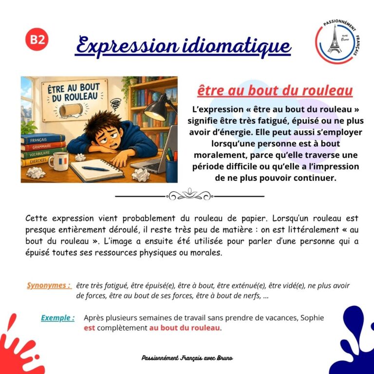 Read more about the article Être au bout du rouleau